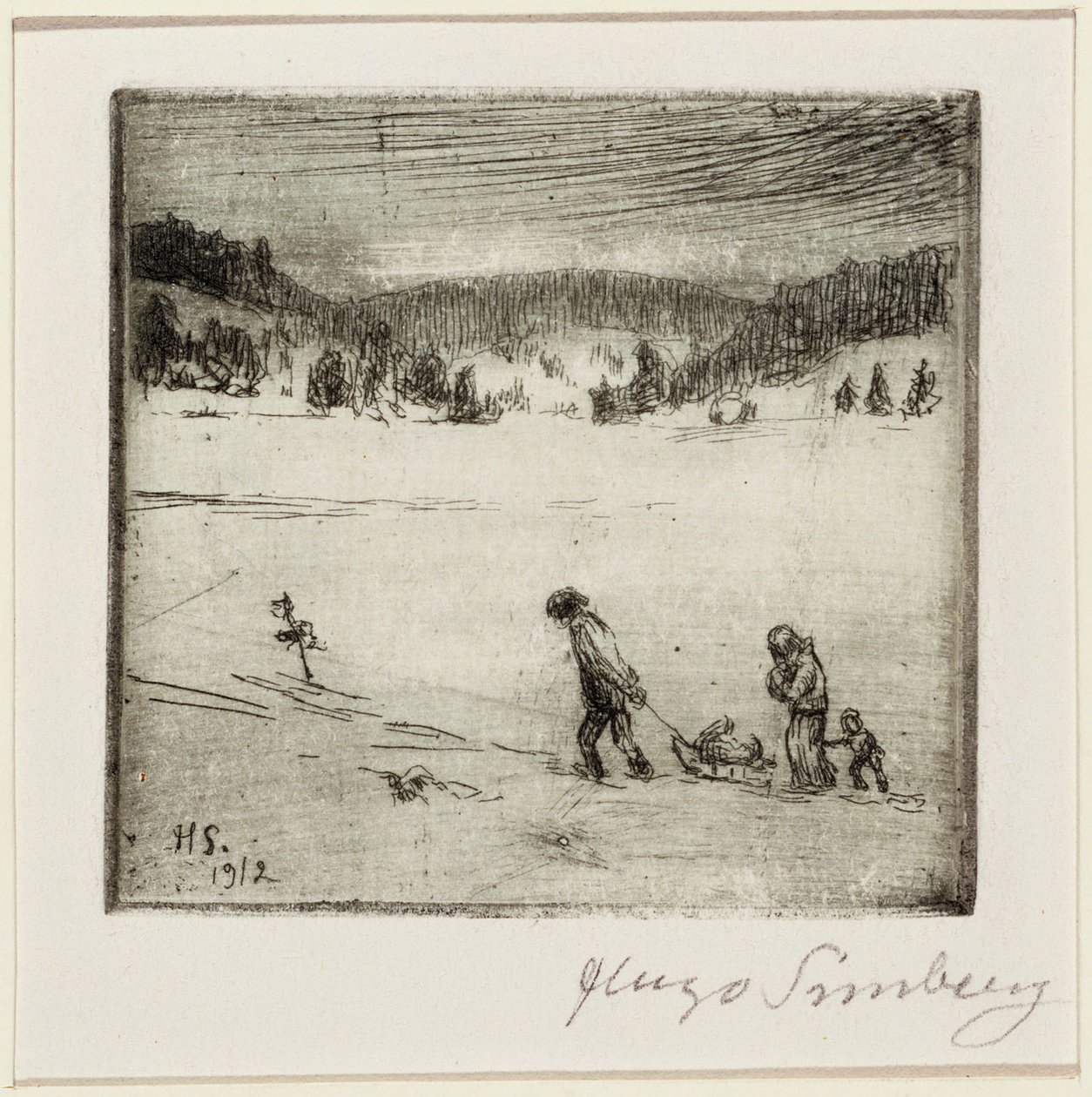 På vej hjem af Hugo Simberg