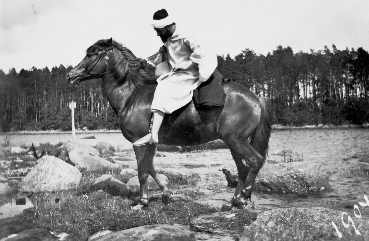Hugo Simberg som sheik af Hugo Simberg