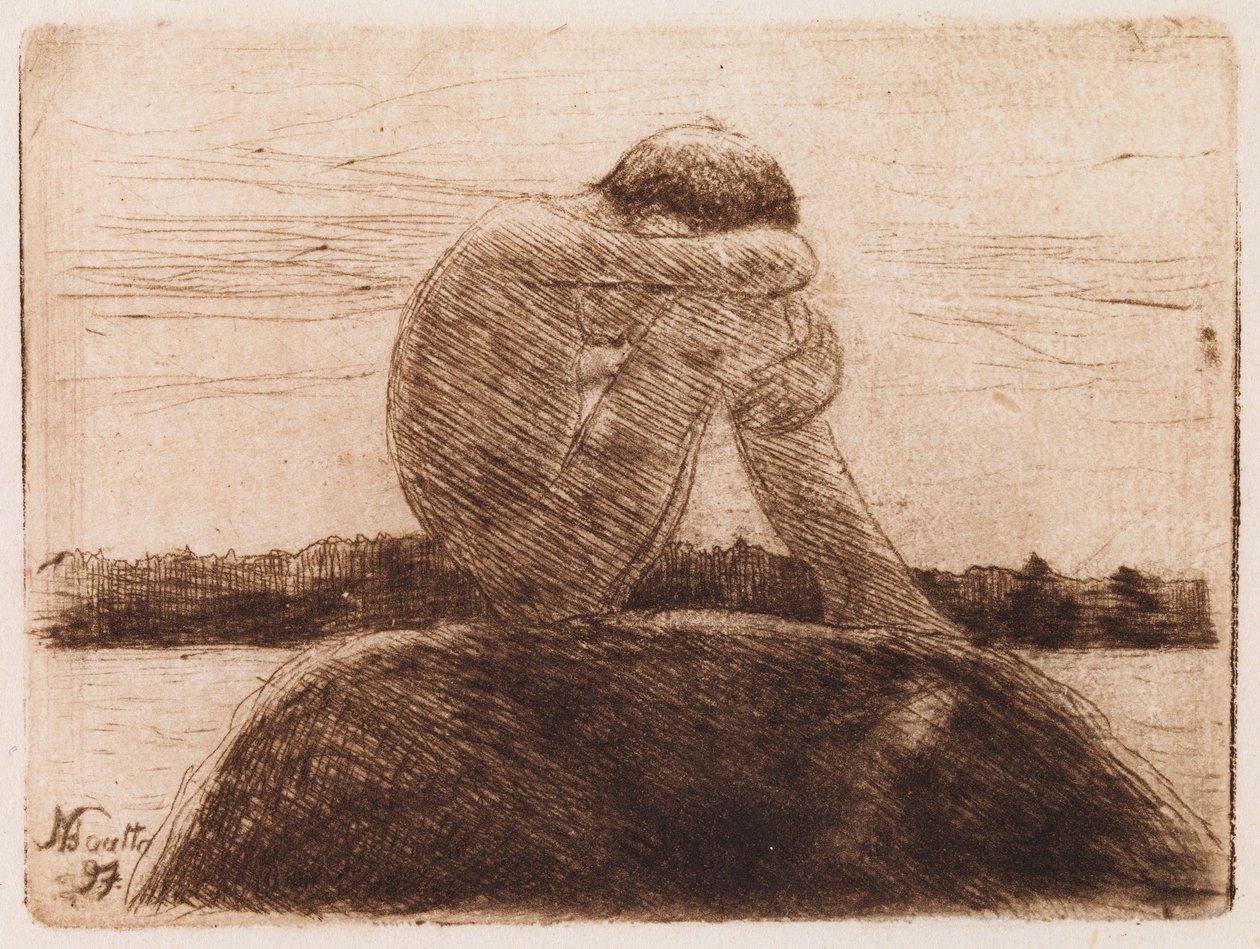 På klippen ved bredden af Hugo Simberg
