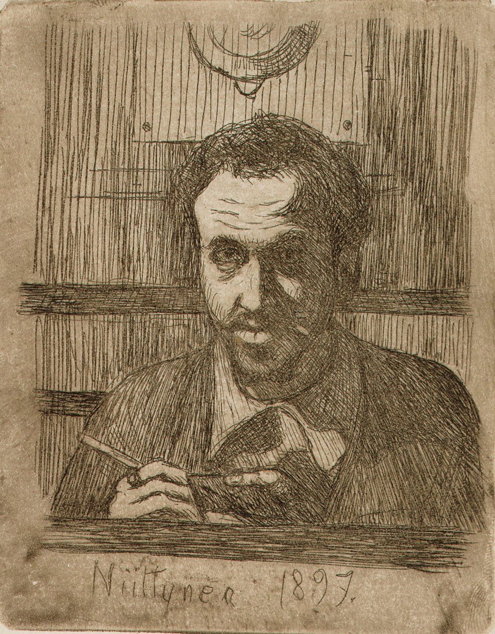 Selvportræt II af Hugo Simberg