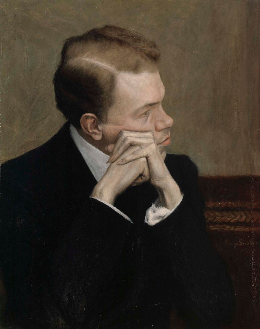Kunstneren Fahle Basilier af Hugo Simberg
