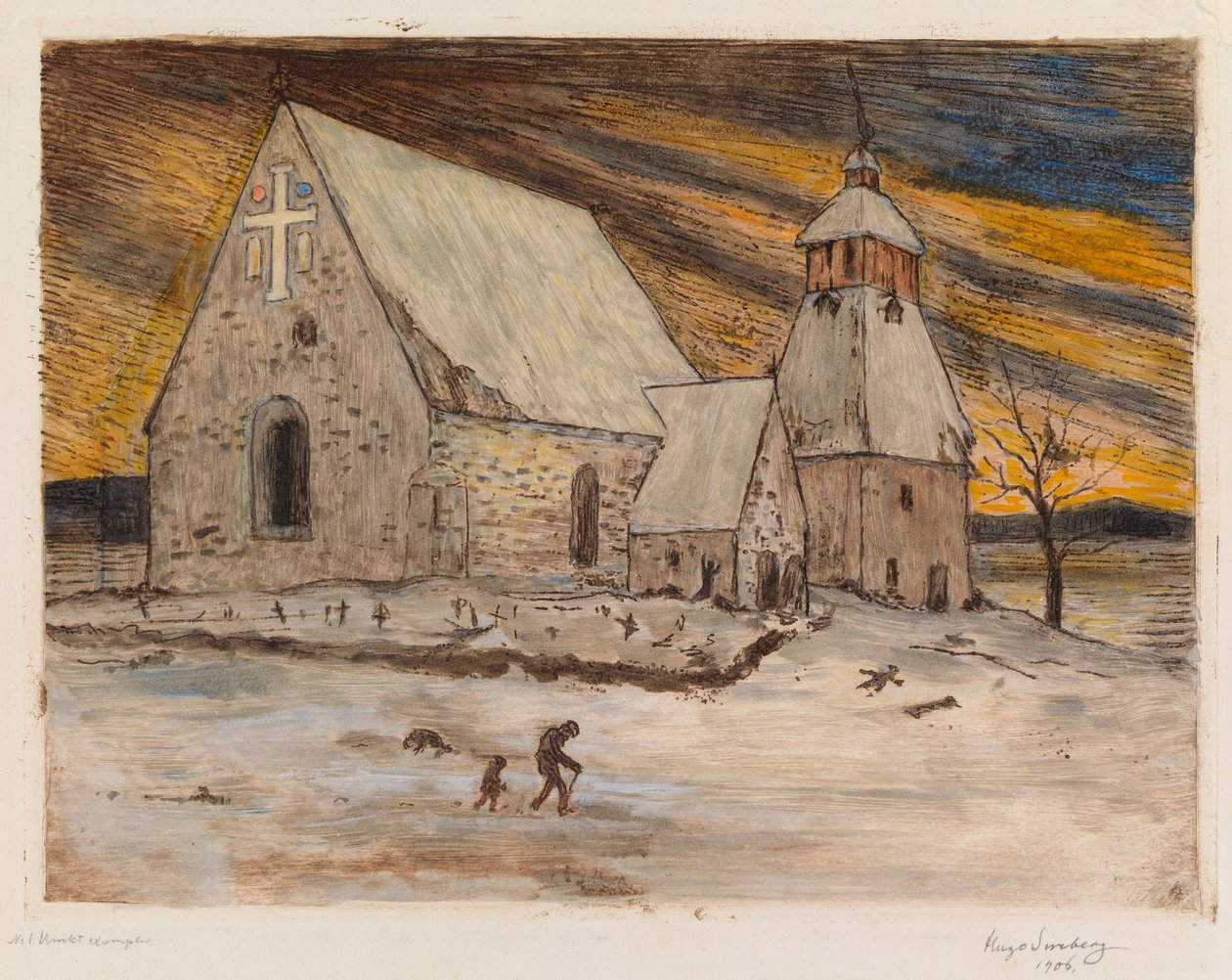 Den sorte død af Hugo Simberg