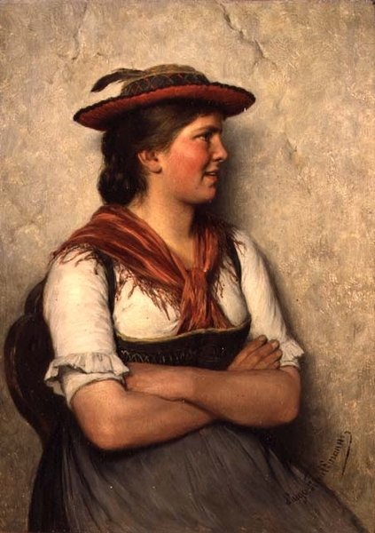 En Bondepige af Hugo Wilhelm Kauffman