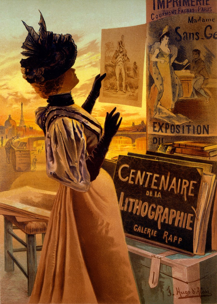 Et hundrede års litografi hos Galerie Rapp, Paris af Hugo d