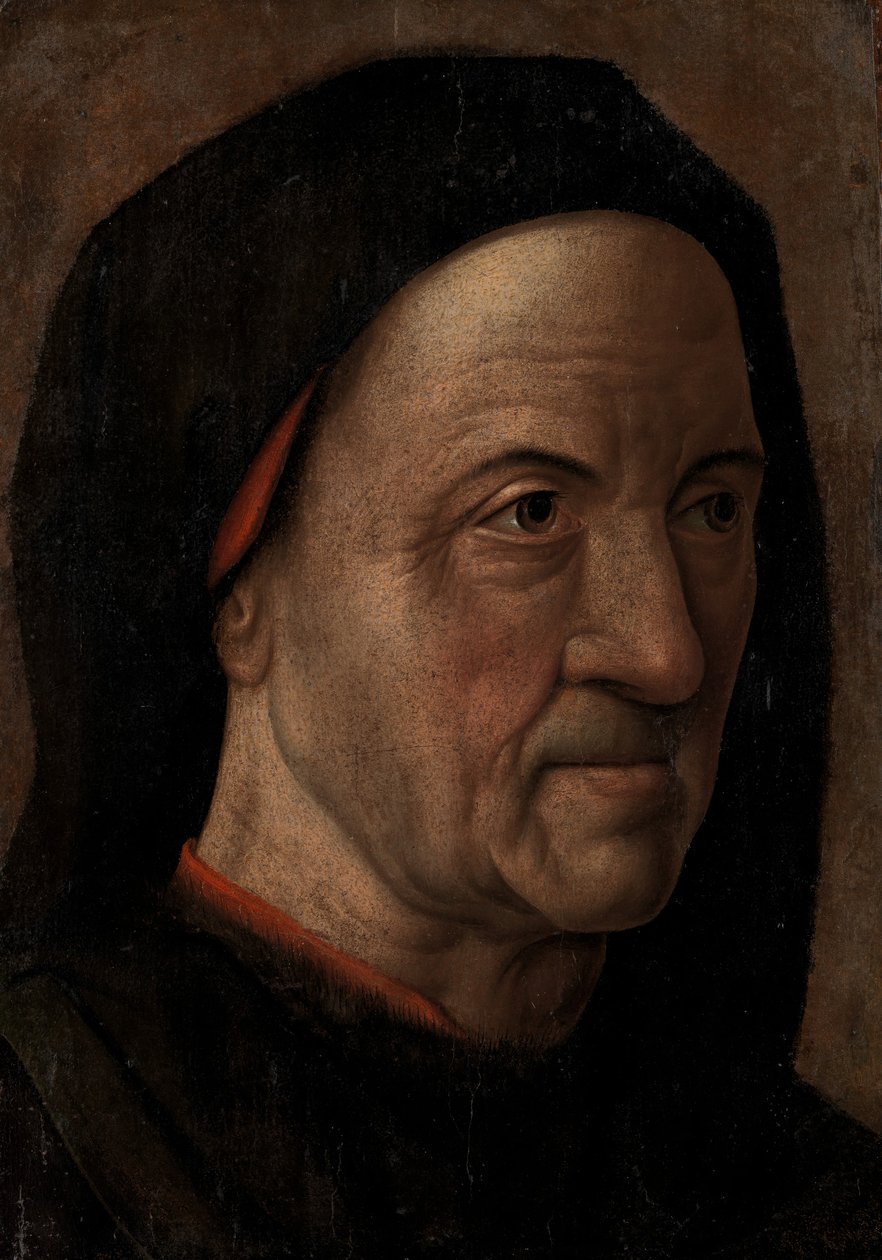 Portræt af en gammel mand, ca. 1470-75. af Hugo van der Goes