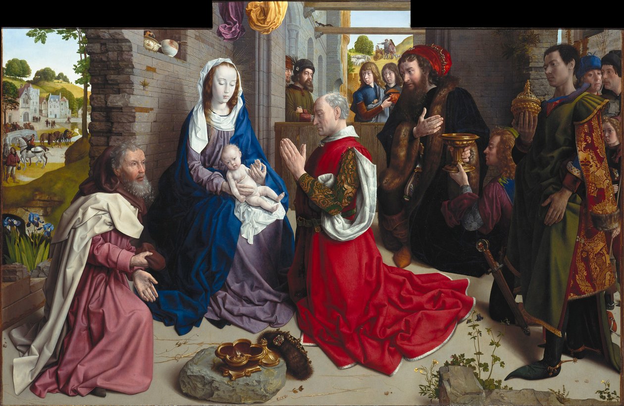 Kongernes tilbedelse (Monforte-alteret) af Hugo van der Goes