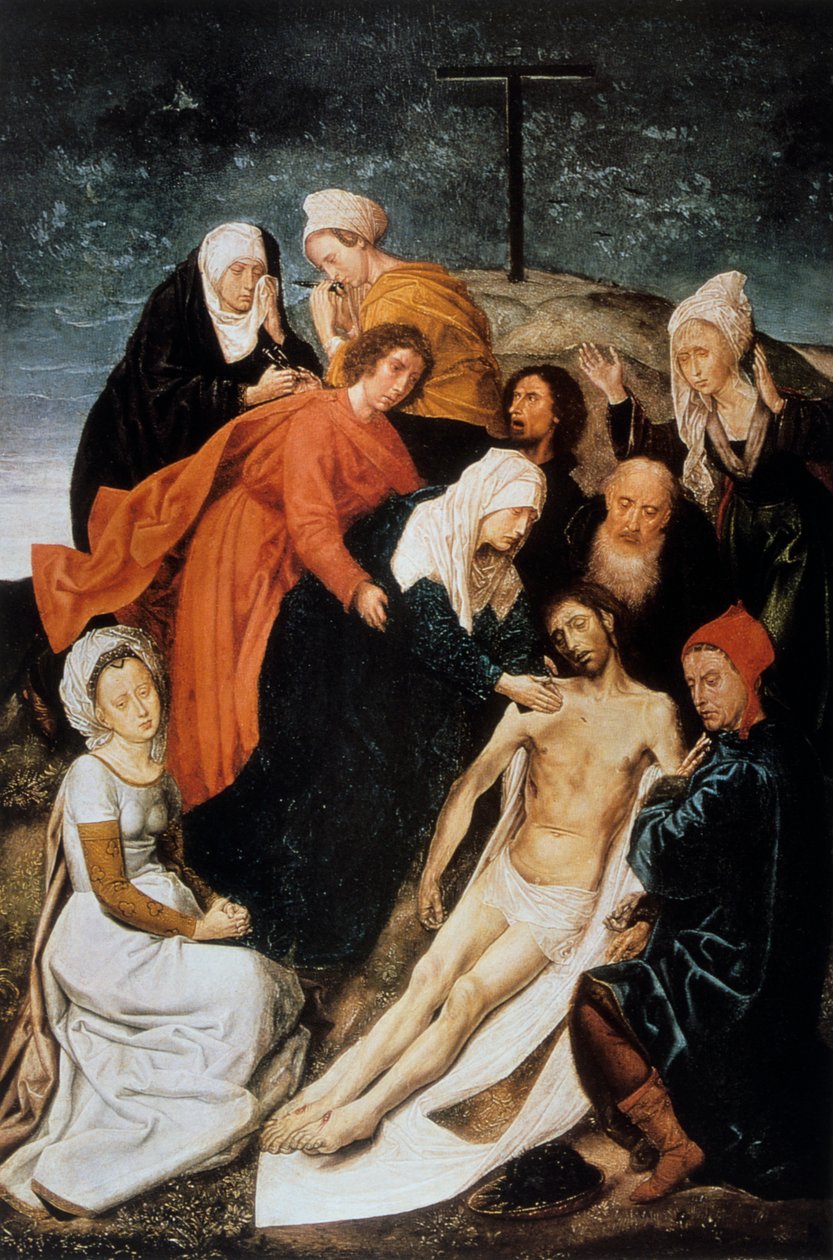 Klagesangen, c1479. af Hugo van der Goes