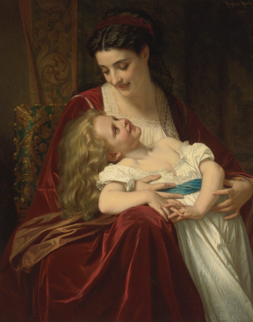 Moderens hengivenhed af Hugues Merle