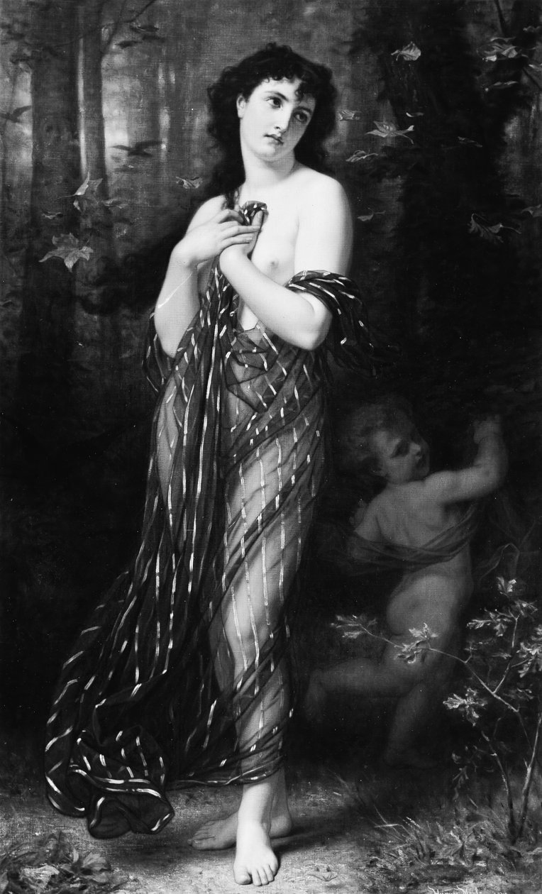 Faldende blade, Allegori om efteråret, 1872. af Hugues Merle