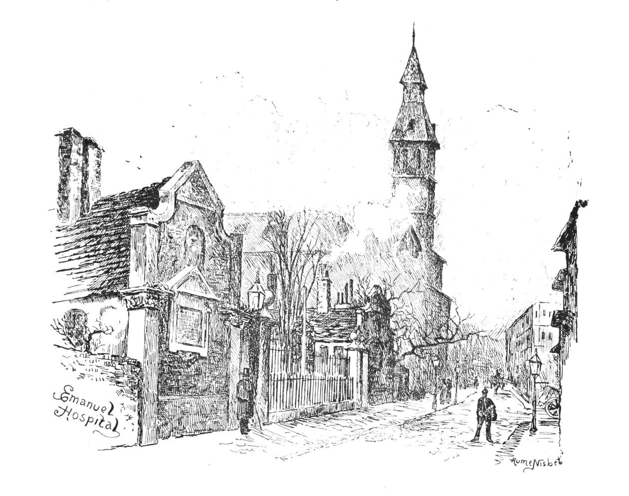 Emanuel Hospital, 1890 af Hume Nisbet