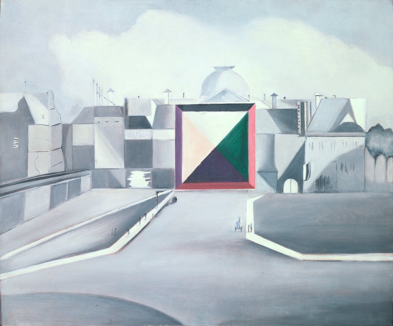 Parisian Tableaux (olie på lærred) af Humphrey Jennings