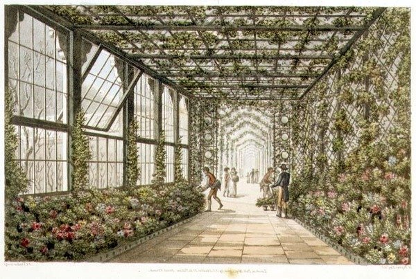 Korridor i et konservatorium, indgraveret af Joseph Constantine Stadler (fl.1780-1812) fra 