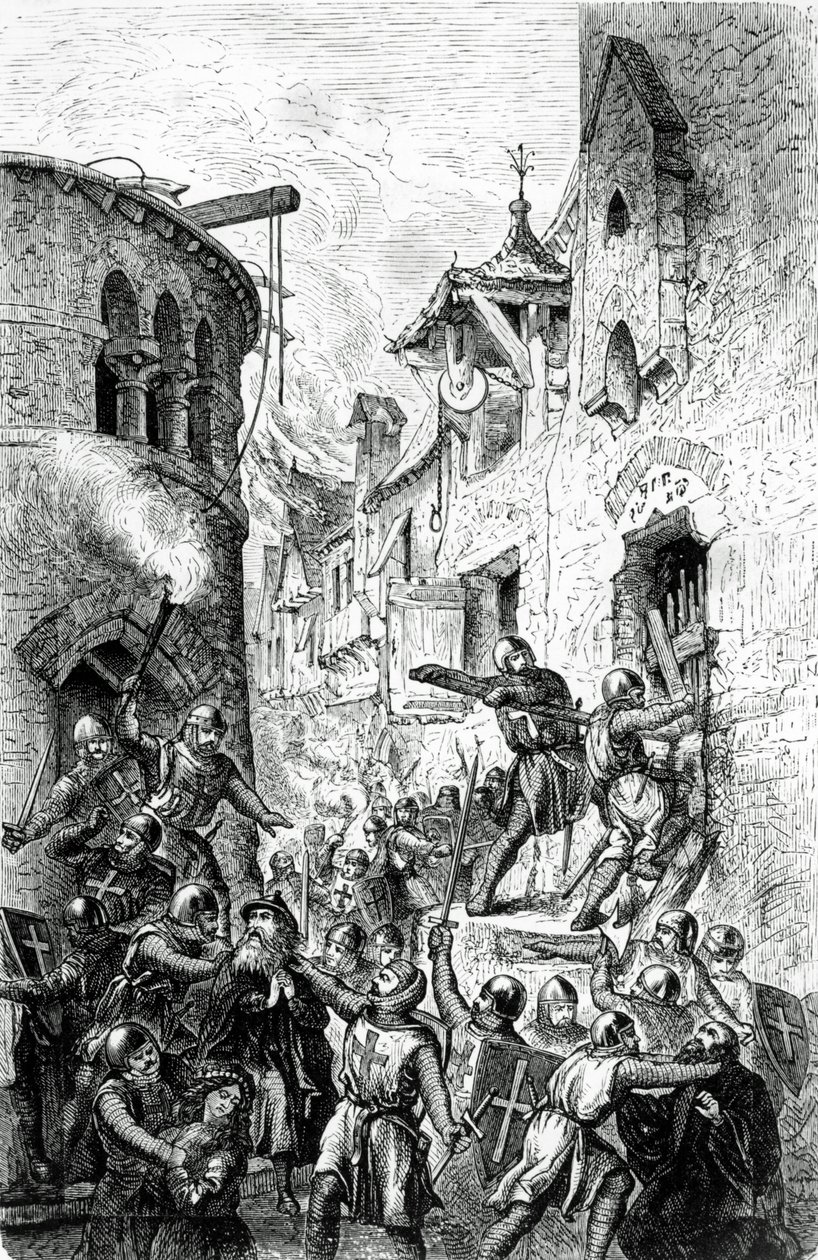 Antisemitisme og jødeforfølgelse af korsfarere, 1881 af Hungarian School