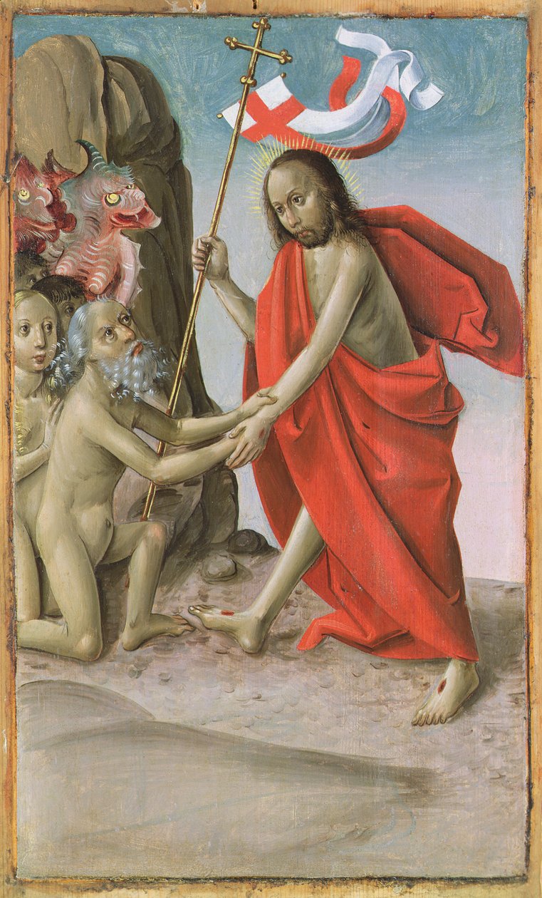Kristus i Limbo, 1490-1500 af Hungarian School