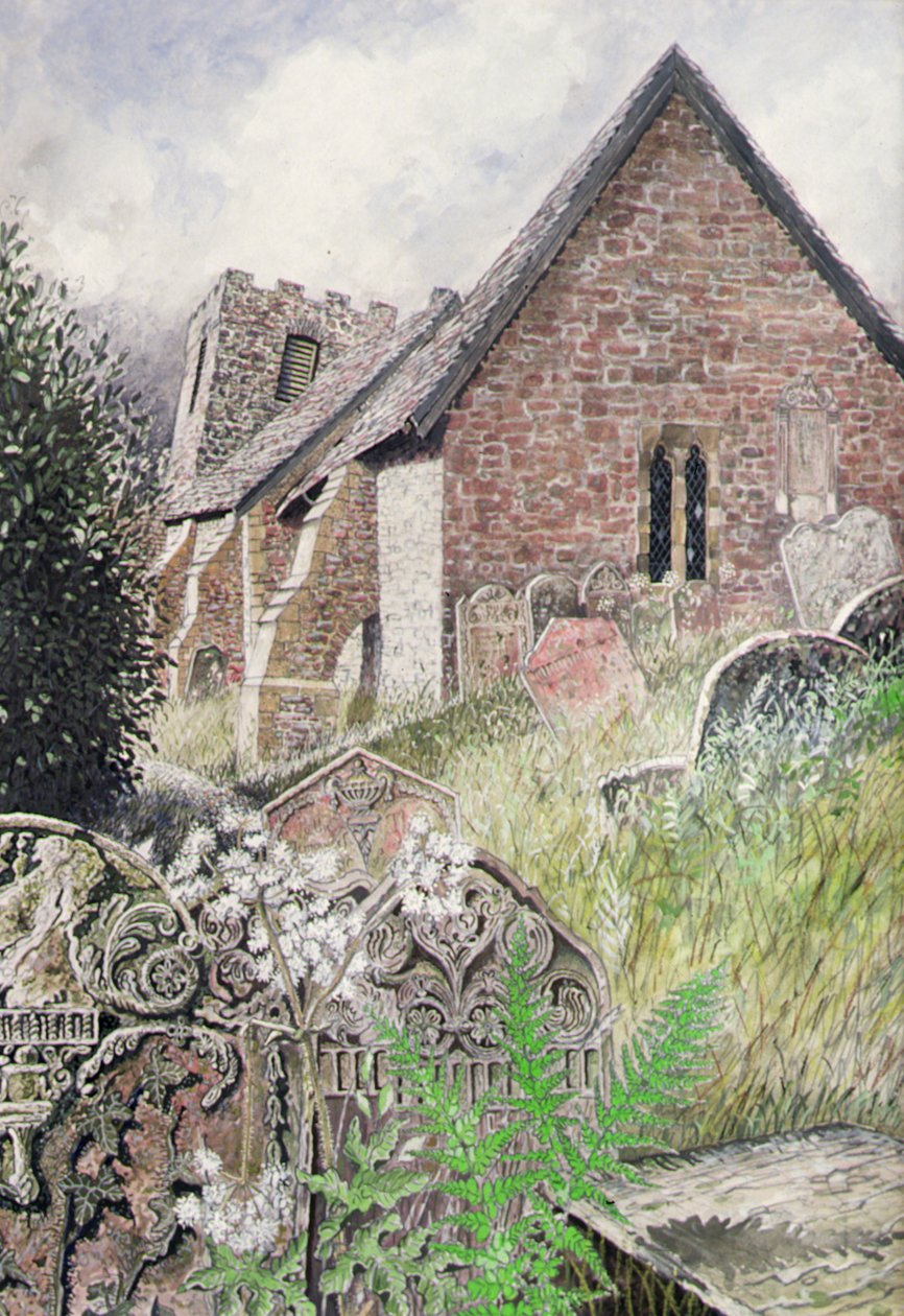 Cwmyoy Kirke, Gwent af Huw S. Parsons