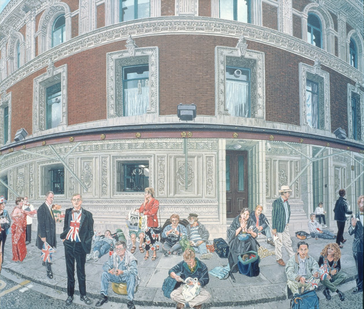Promenaders at The Last Night, Royal Albert Hall, detaljer af Huw S. Parsons