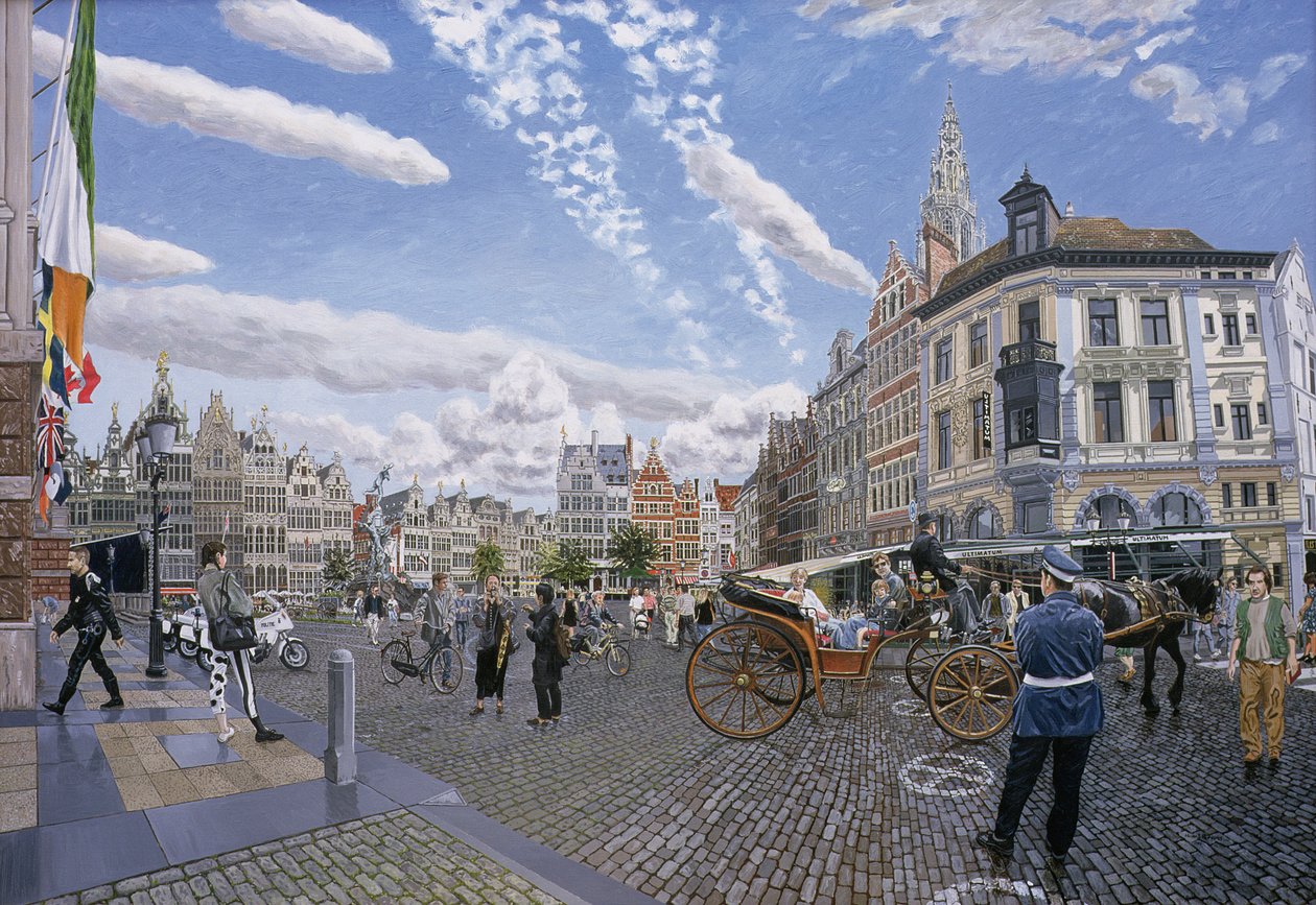 Den Store Markedsplads i Antwerpen, 1996 af Huw S. Parsons
