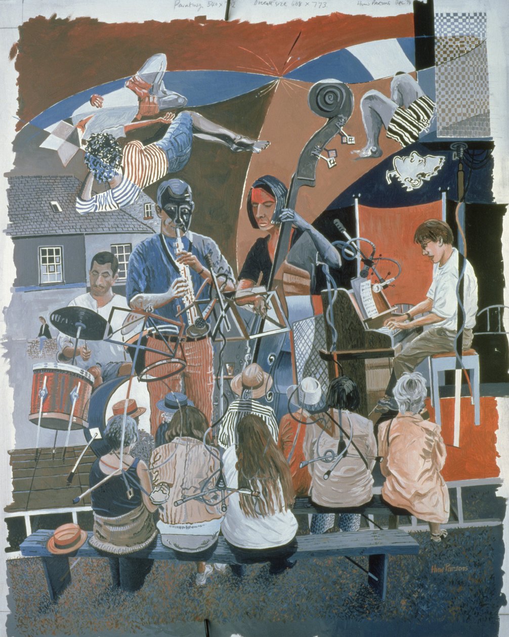Jazzkvartetten, 1994 af Huw S. Parsons