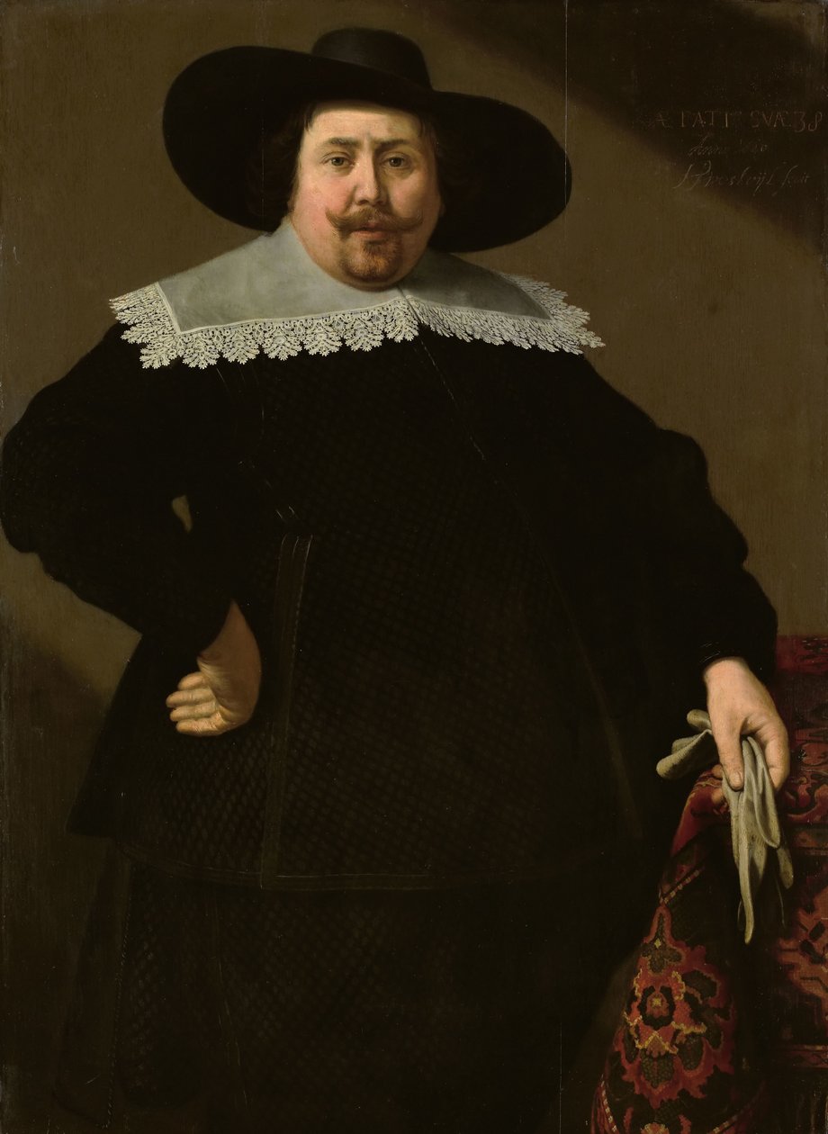 Portræt af Amsterdam-bryggeren Philips Denijs af Huygh Pietersz Voskuyl
