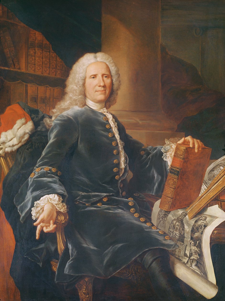 François Gigot de Lapeyronie af Hyacinthe Francois Rigaud