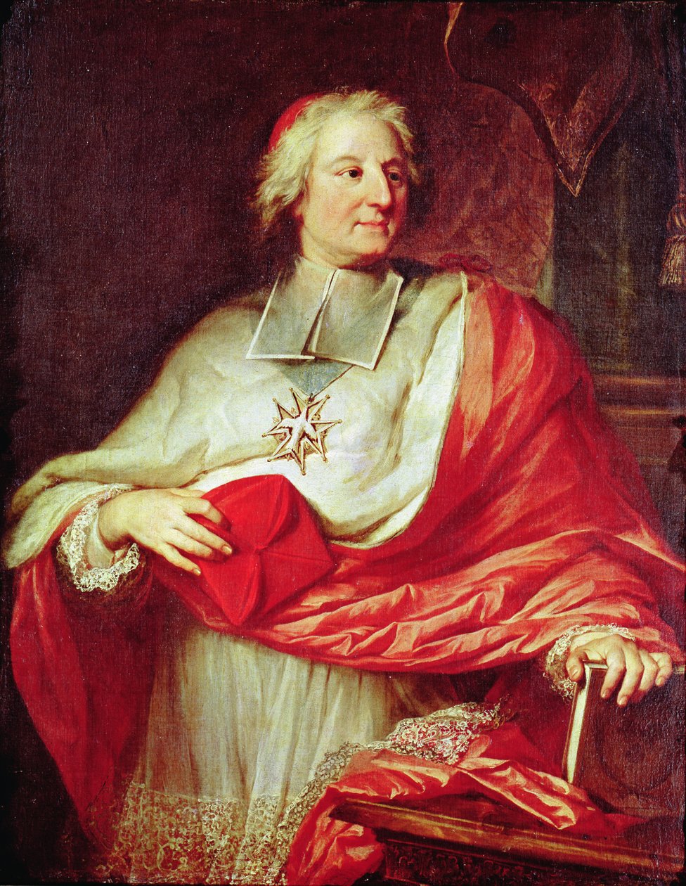 Portræt af kardinal Melchior de Polignac (1661-1742) af Hyacinthe Francois Rigaud