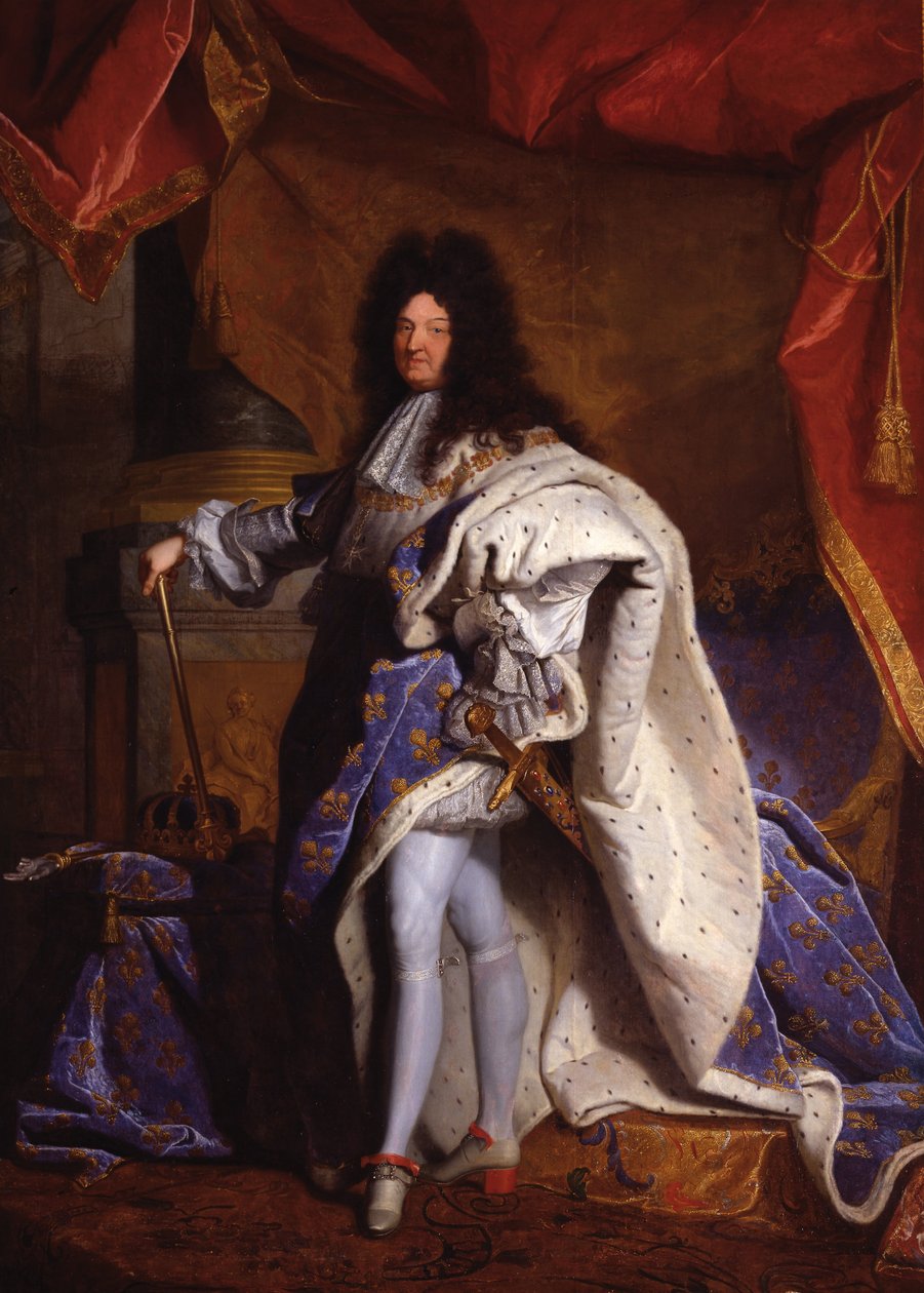 Louis XIV, konge af Frankrig (1638-1715) af Hyacinthe Francois Rigaud