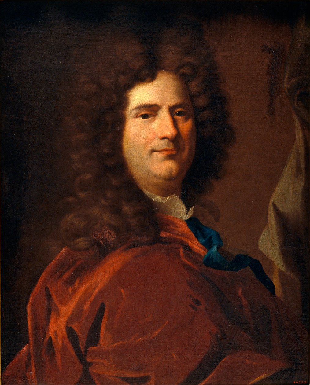Selvportræt - Selvportræt - Maleri af Hyacinthe Francois Honore Rigaud (1659-1743) - ca 1705 - Olie på lærred - 65,5x53,5 - Museu Nacional d