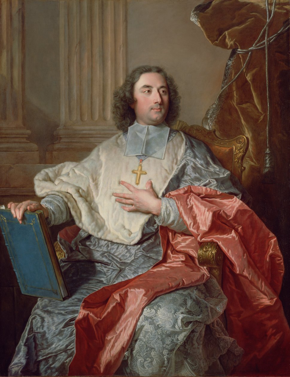 Charles de Saint-Albin, ærkebiskop af Cambrai, 1723 af Hyacinthe Francois Rigaud