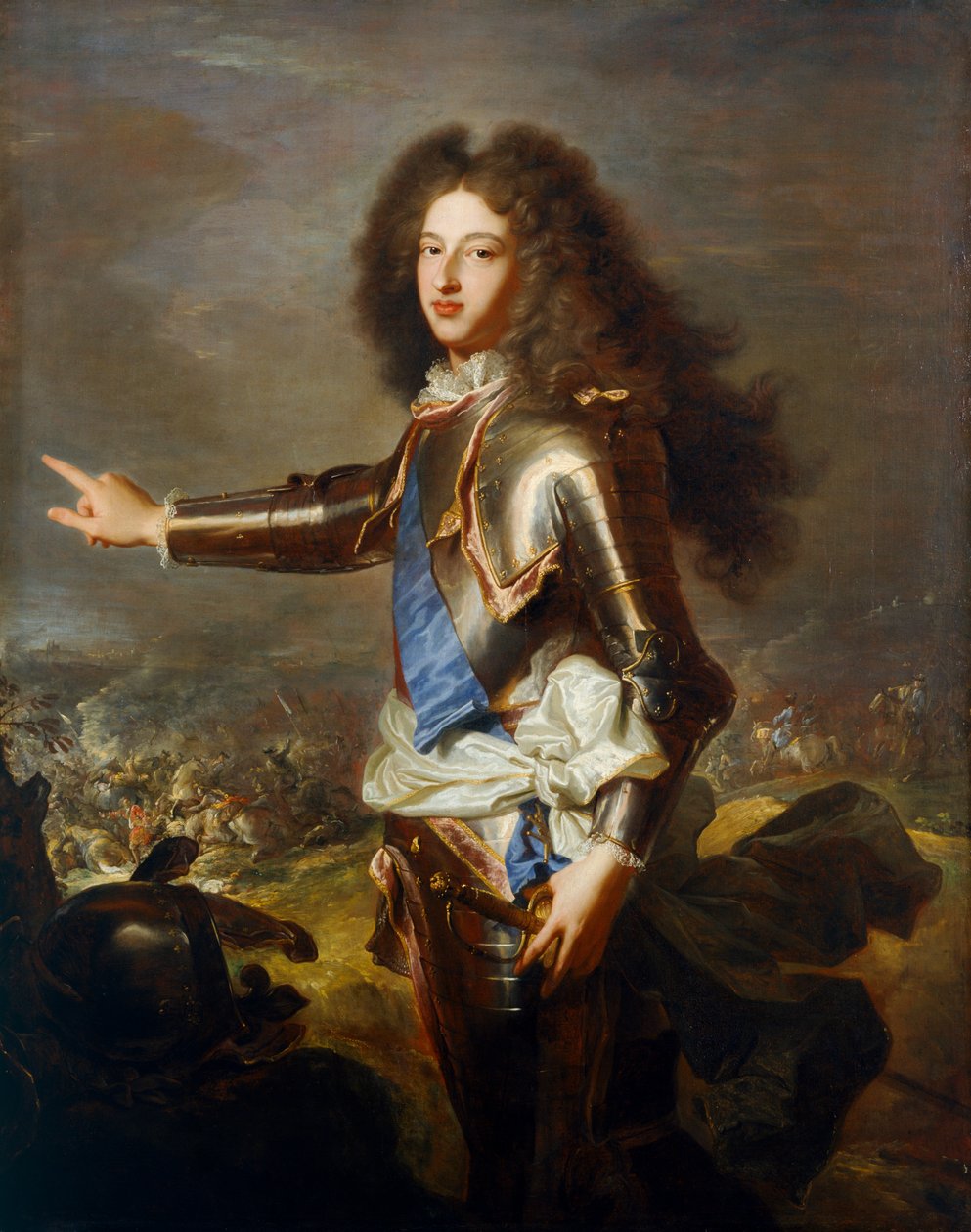 Louis, hertug af Bourgogne, ca. 1702 (olie på lærred) af Hyacinthe Francois Rigaud
