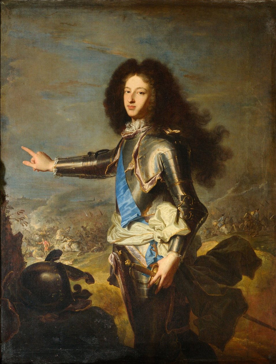 Louis de France, hertug af Bourgogne 1682-1712, begyndelsen af det 18. århundrede. af Hyacinthe Francois Rigaud