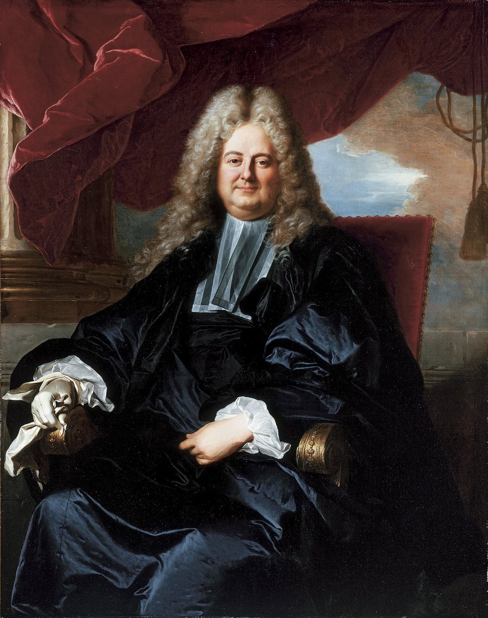 Portræt af Barthélémy Jean-Claude Elev af Hyacinthe Francois Rigaud