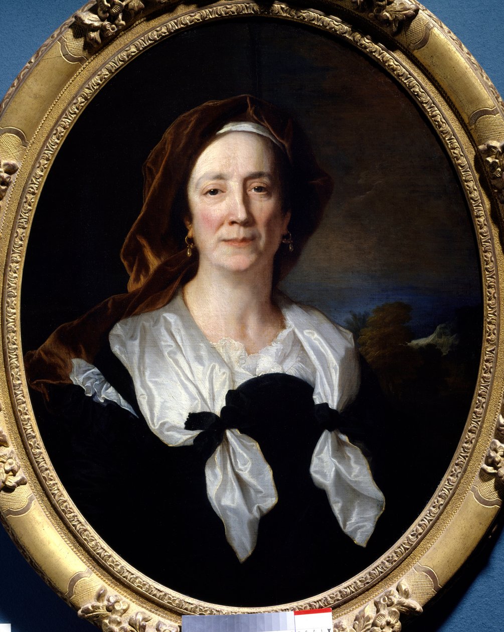 Portræt af Marie Serre, mor til kunstneren Maleri af Hyacinthe Rigaud (1659-1743) 1695 Søn. 0,79x0,61 m Taon, slottet Fontaine Henry. af Hyacinthe Francois Rigaud