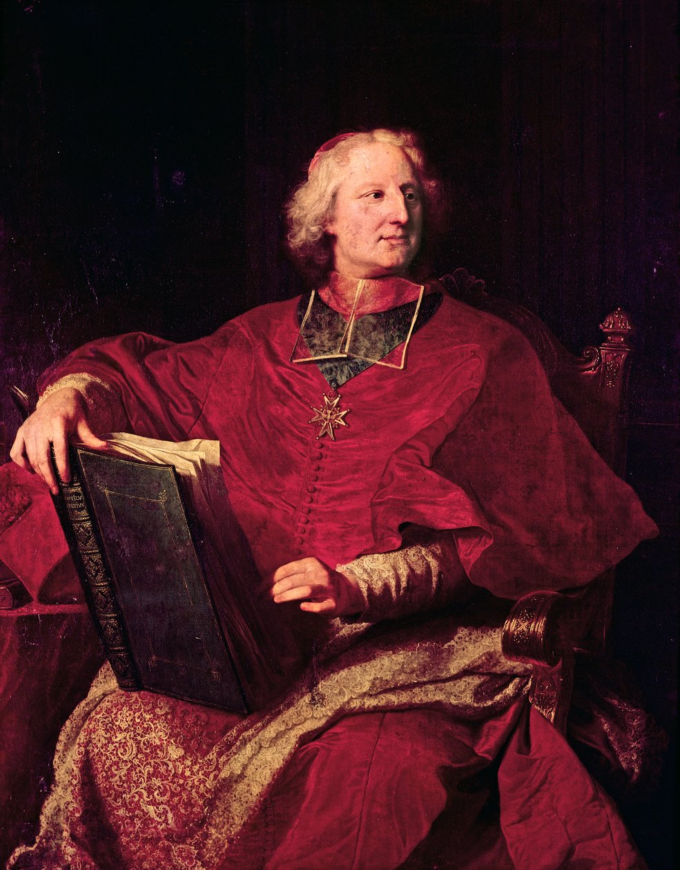 Portræt af Melchior de Polignac (Lavoute-Sur-Loire af Hyacinthe Francois Rigaud