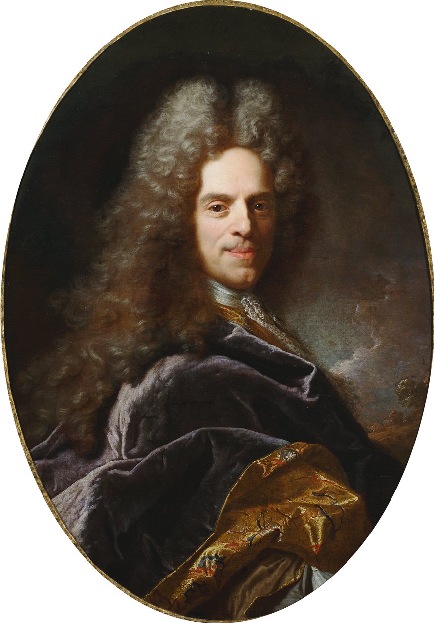 Portræt af Stefano Gentile af Hyacinthe Francois Rigaud