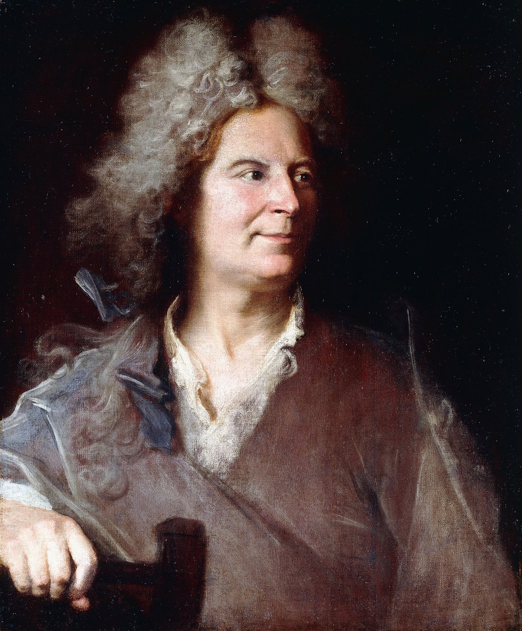Portræt af en billedhugger, siges at være Robert Le Lorrain af Hyacinthe Francois Rigaud