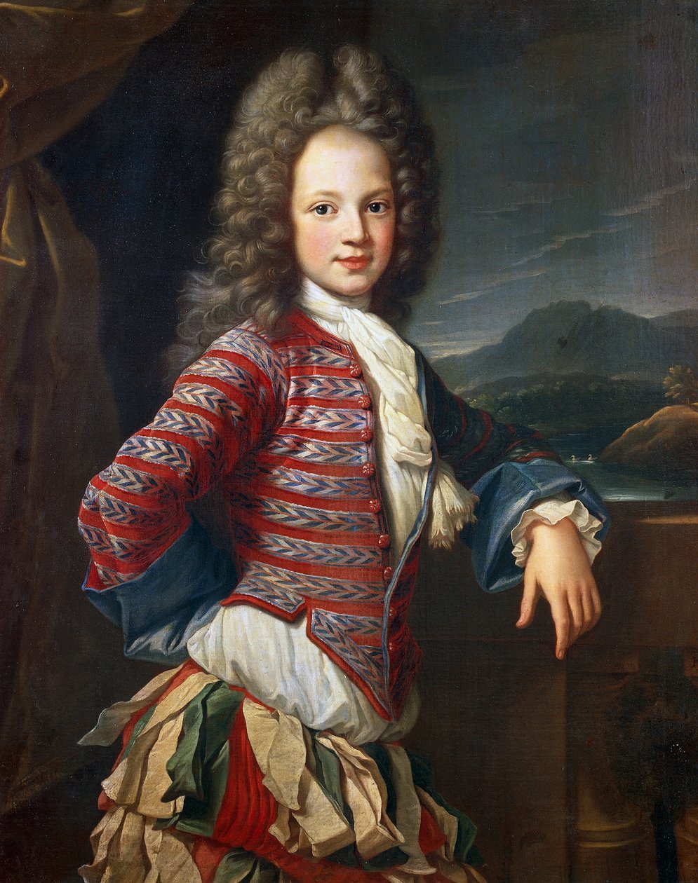Skotsk prins, af Hyacinthe Rigaud (1659 - 1743), Maleri af Hyacinthe Francois Rigaud