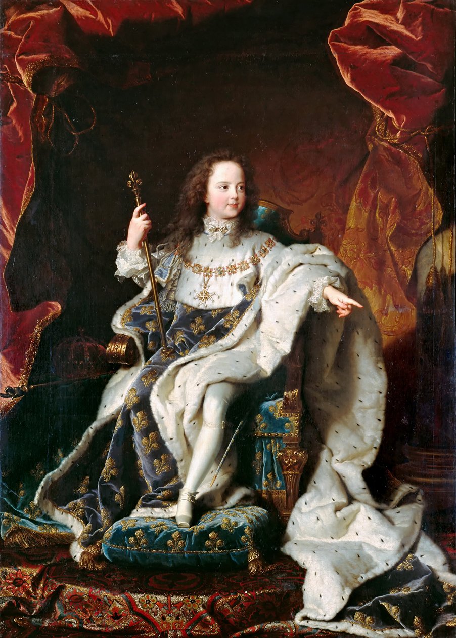 Ludvig XIV, konge af Frankrig 1638-1715 af Hyacinthe François Honoré Rigaud