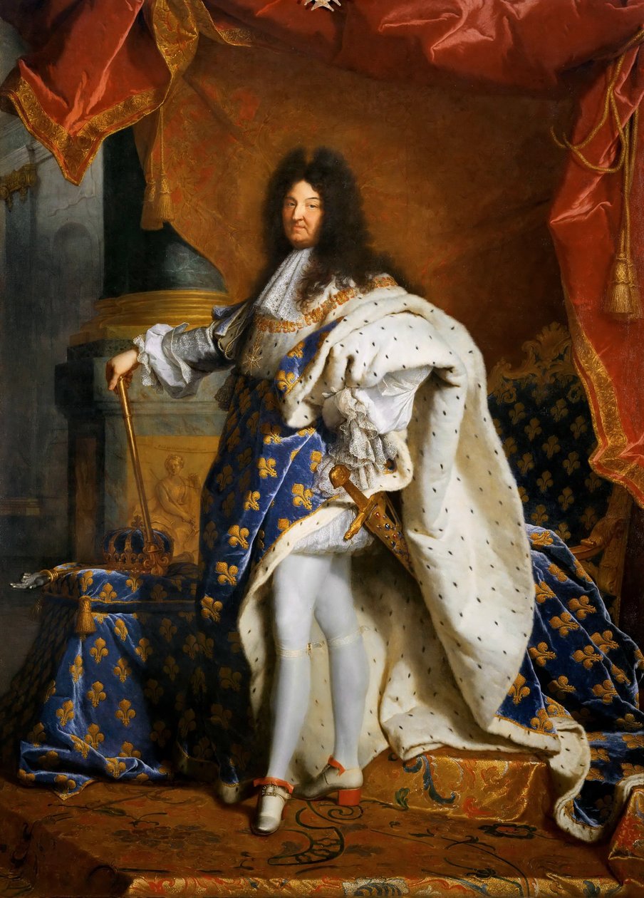 Ludvig XIV, konge af Frankrig 1638-1715, 1701. af Hyacinthe François Honoré Rigaud