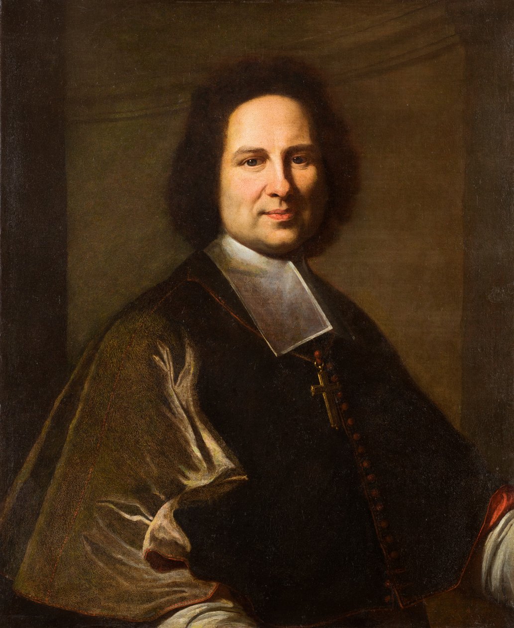Portræt af Jean VIII César Rousseau de La Parisière, biskop af Nîmes af Hyacinthe Rigaud