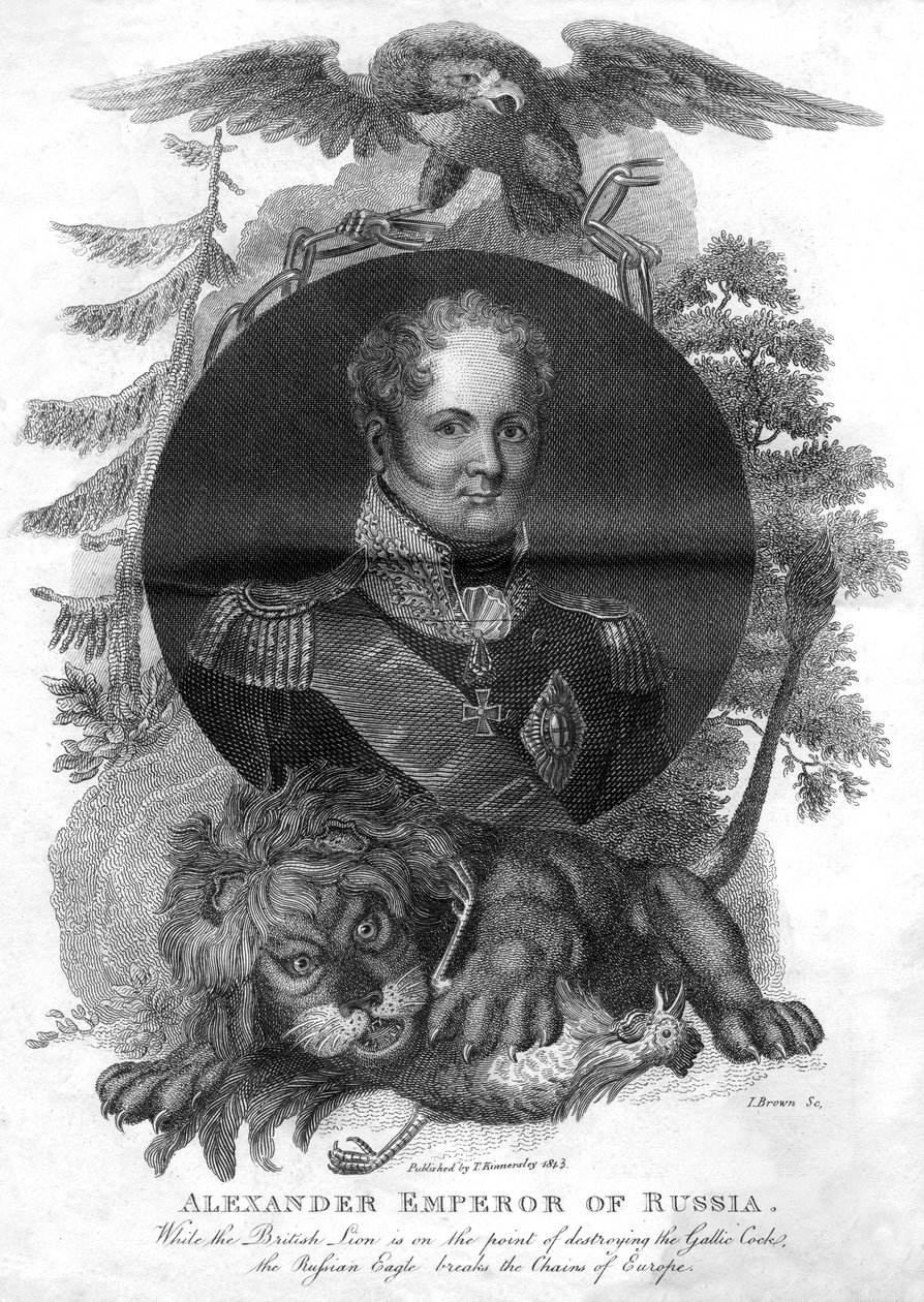 Alexander I, kejser af Rusland 1777-1825, 1816. af I. Brown