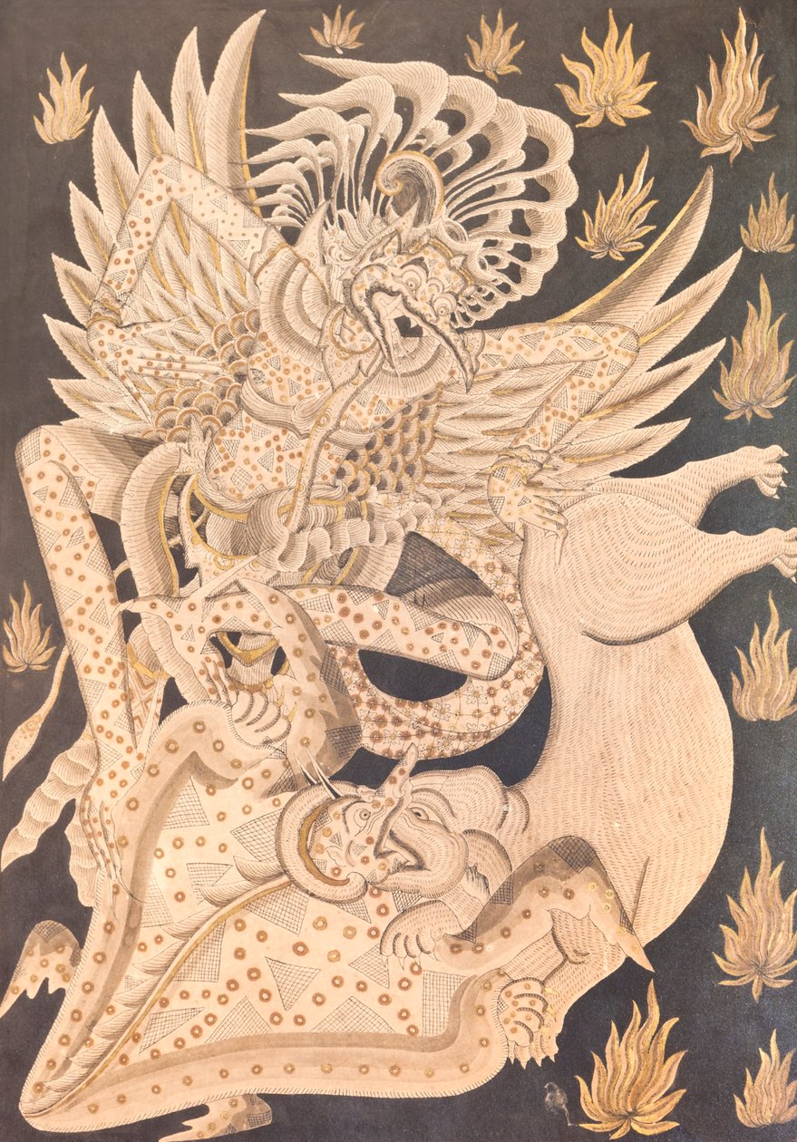 Garuda fuglen af I Made Geriya