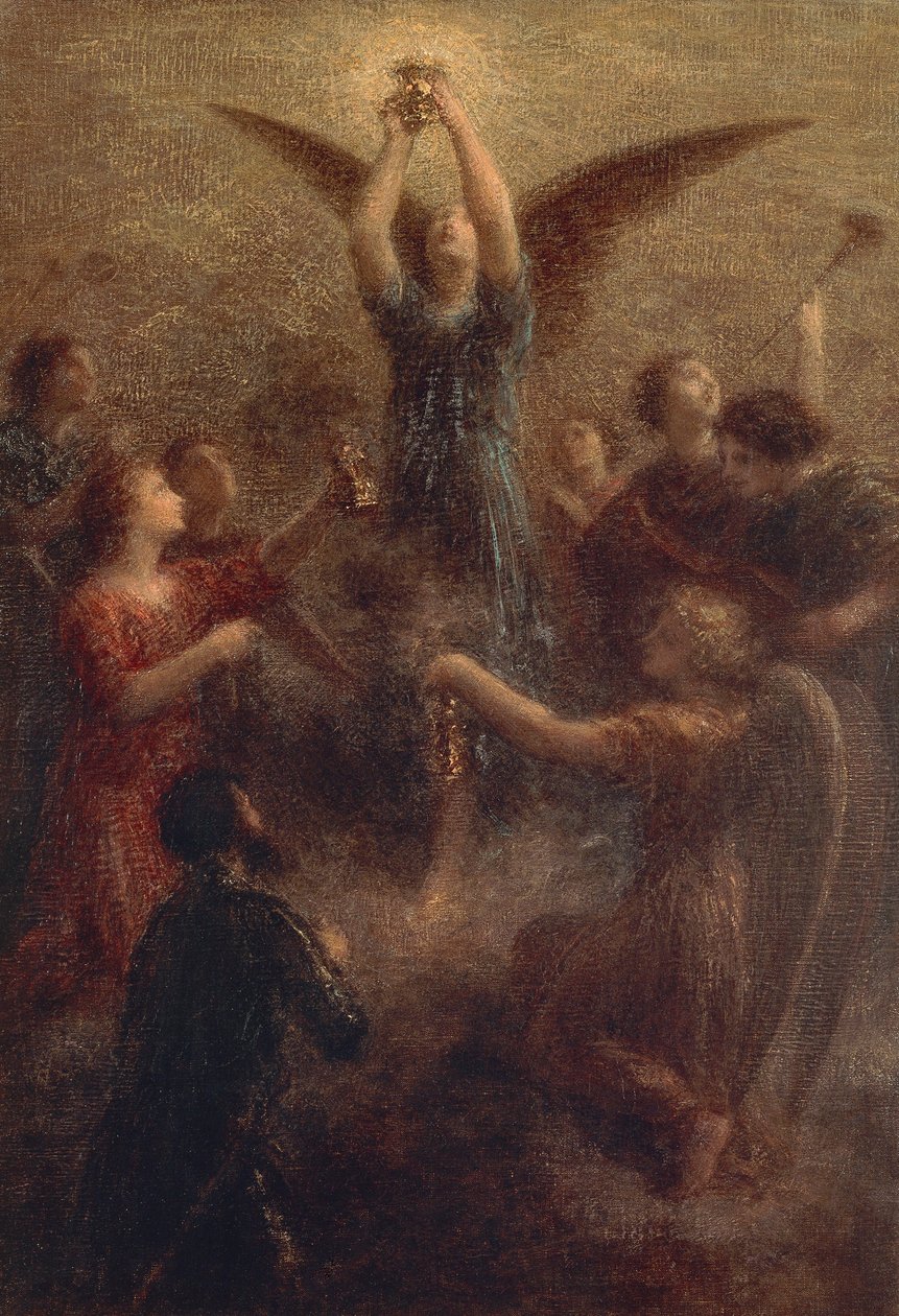 Frankrig, Paris, den hellige gral af Ignace Henri Jean Fantin Latour