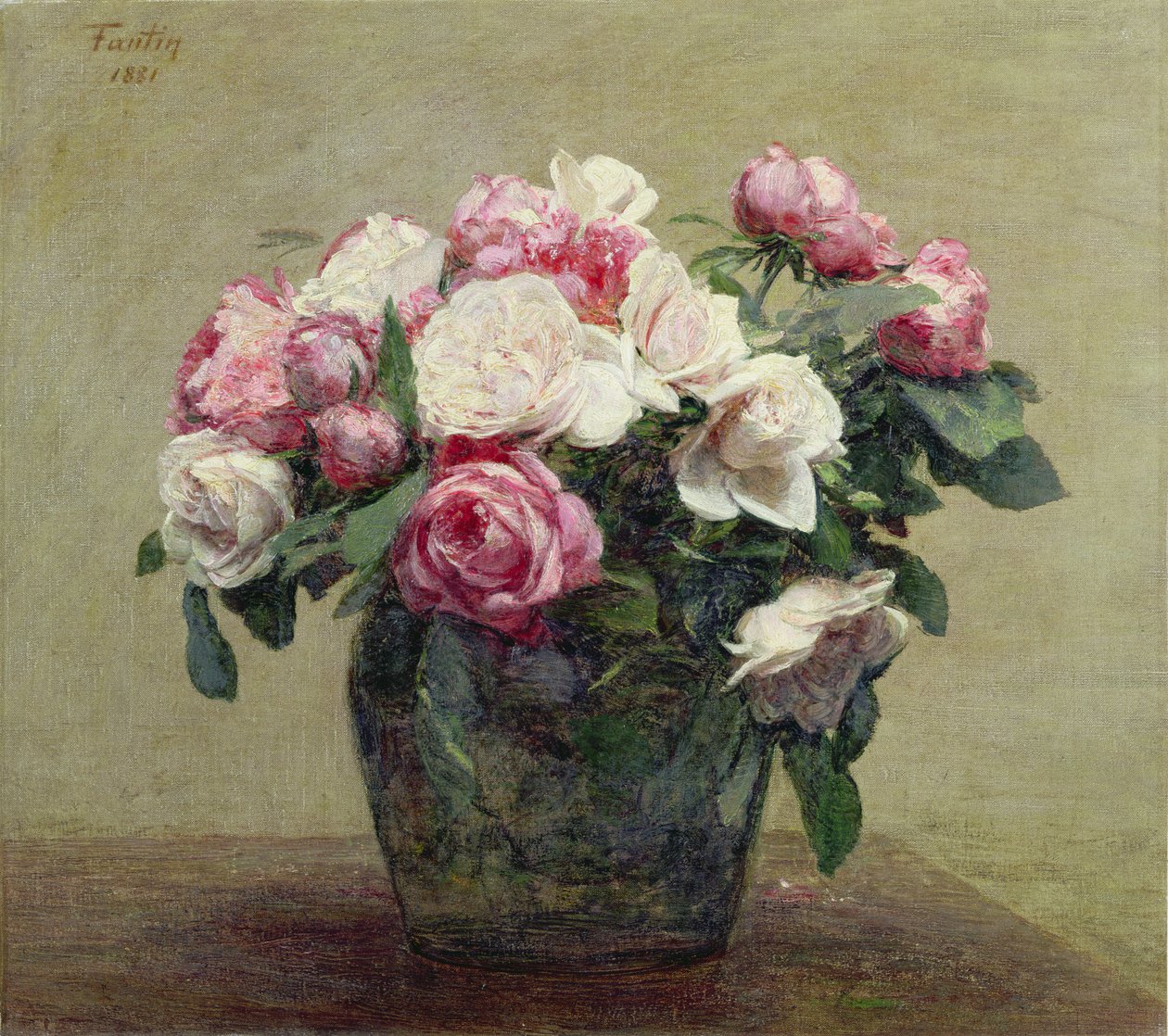 Roser af Ignace Henri Jean Fantin-Latour