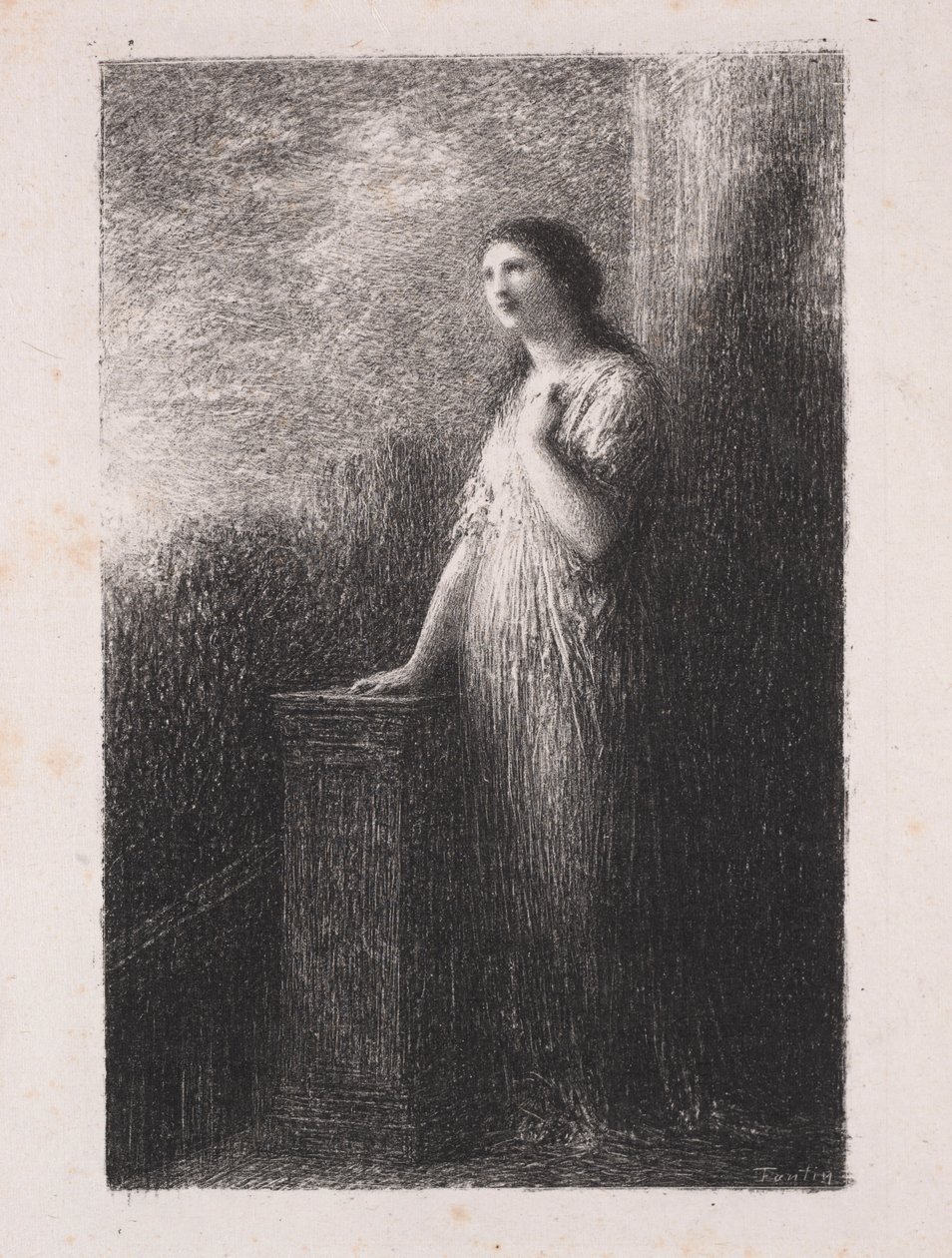 Nattens tillid. af Ignace Henri Jean Fantin Latour