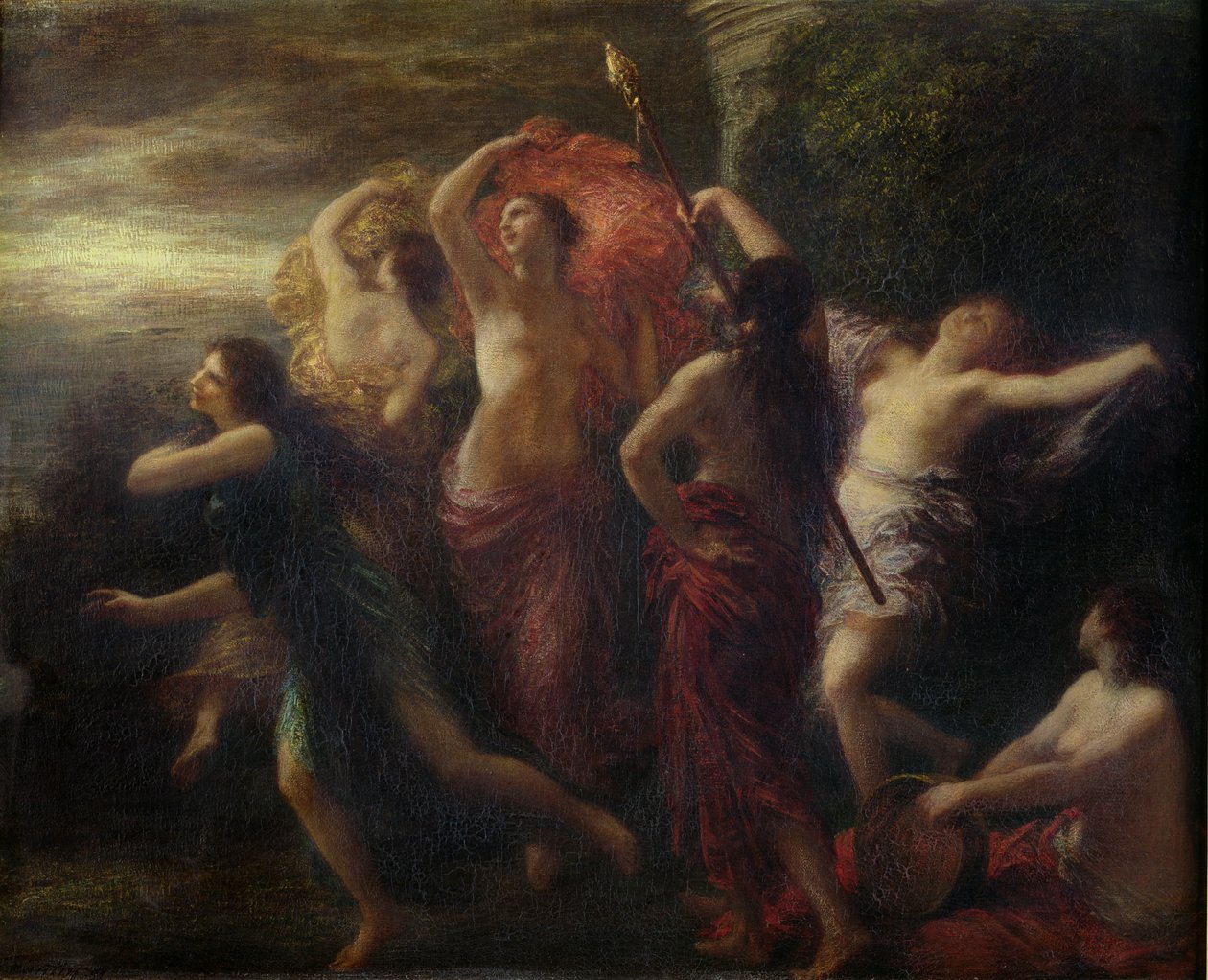 Dansere, 1891 af Ignace Henri Jean Fantin Latour