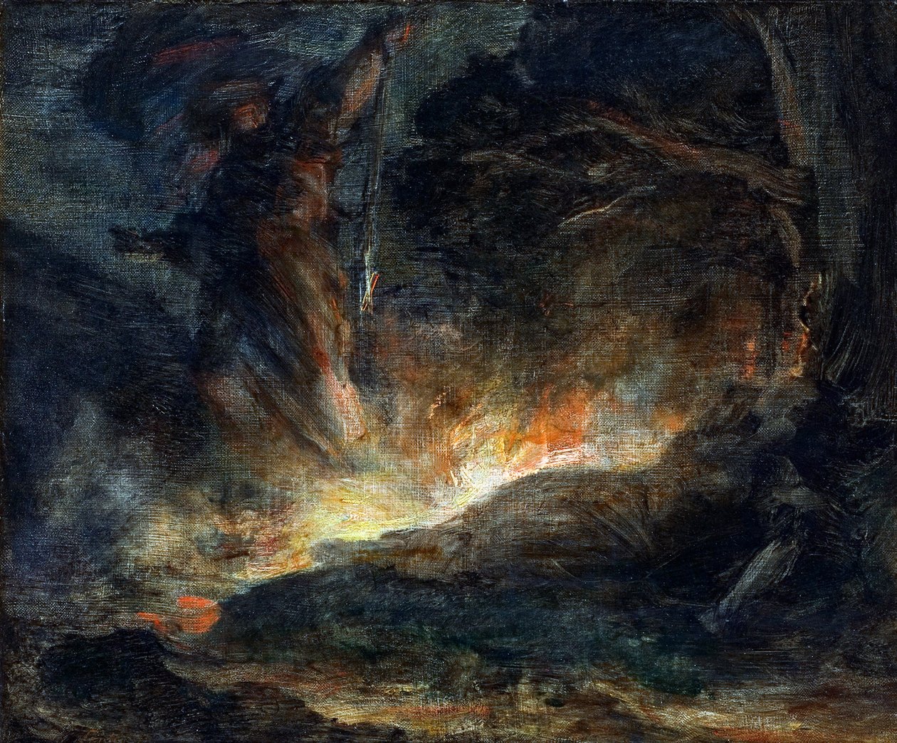 Slutningen af Valkyrien, 1877 af Ignace Henri Jean Fantin Latour