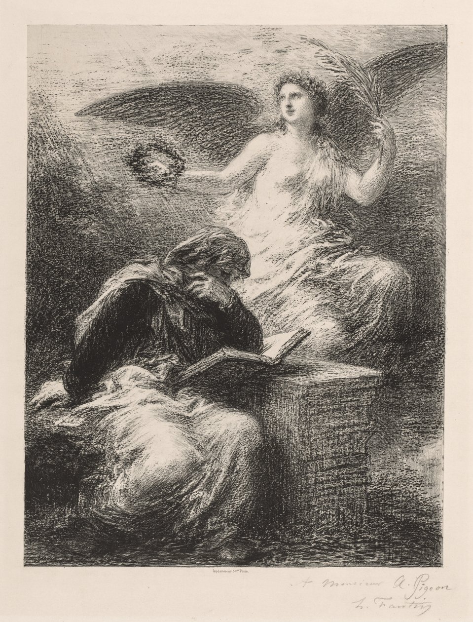 Glory, 1890. af Ignace Henri Jean Fantin Latour