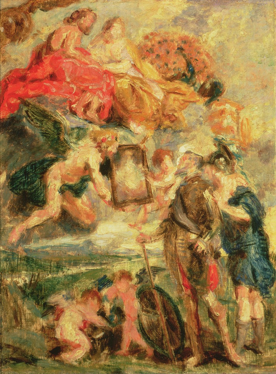 Hyldest til Rubens (se 17689) af Ignace Henri Jean Fantin Latour
