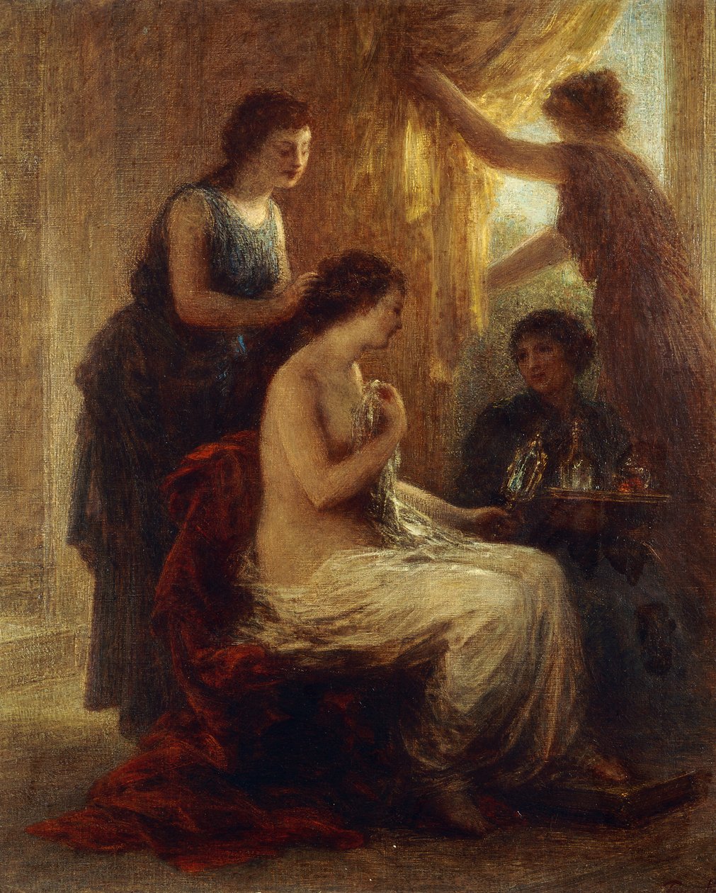 Toilettet, af Ignace Henri Jean Fantin Latour