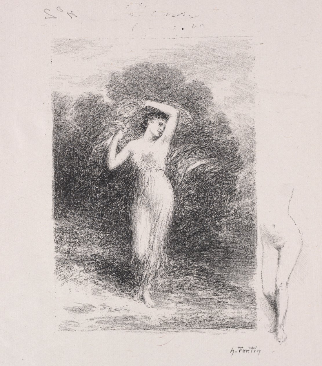 Den unge patient. af Ignace Henri Jean Fantin Latour
